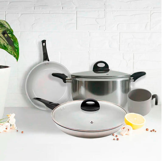 Batería de Cocina Xtrem Cook Steel 4 Pz