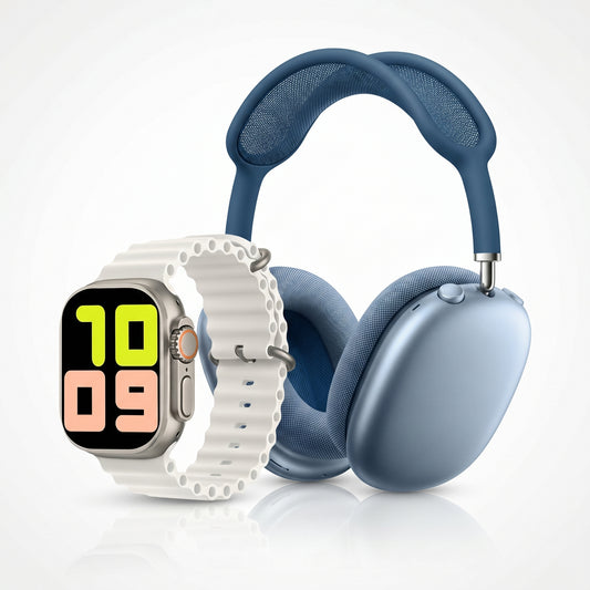 Pack Smartwatch T900 Ultra + Audífonos P9 Pro