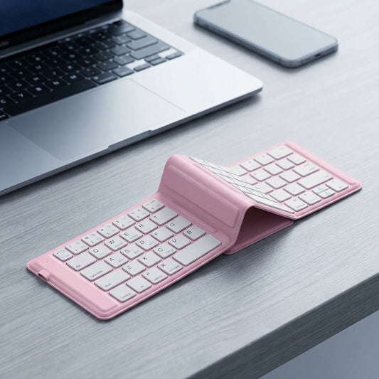 Teclado Bluetooth Plegable Inalámbrico
