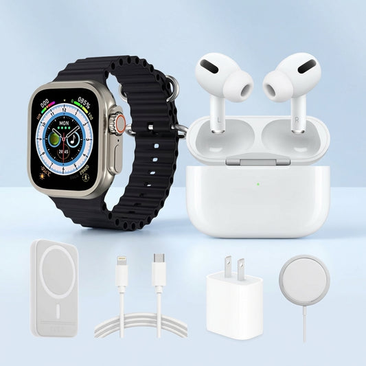 Kit Smartwatch + Audífonos + Power Bank
