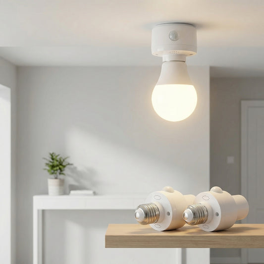 Pack X3 Soquetes con Sensor de Movimiento