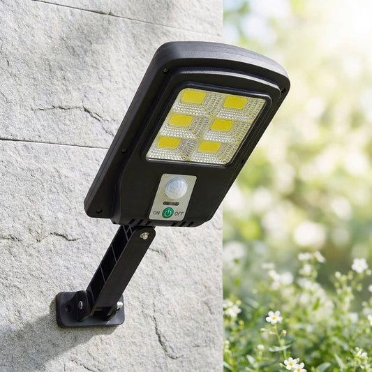 Foco Solar Led Exterior Sensor Movimiento