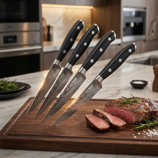 Xtrem Cut Steak Series Set 4 Cuchillos p/Carne
