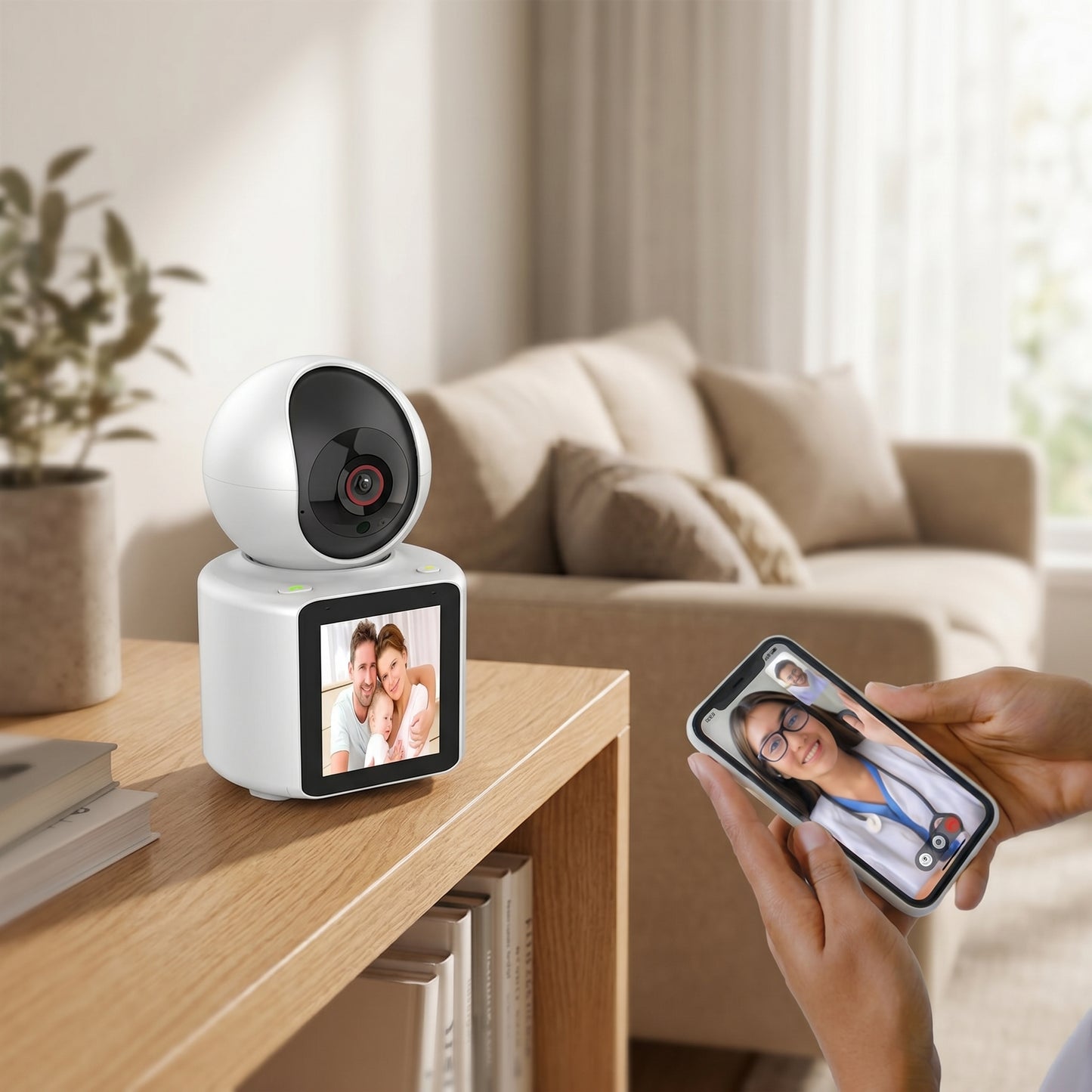 Camara Seguridad Videollamadas Ip Wifi