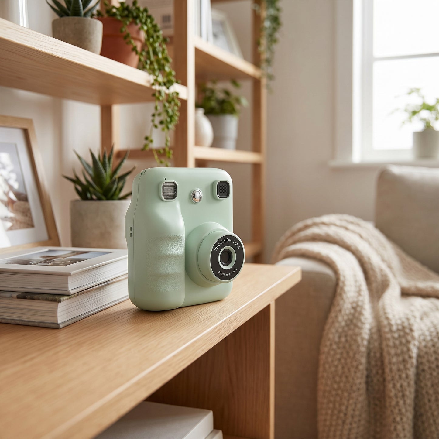 Cámara Digital Infantil A29 con Pantalla IPS HD 2,4” y Impresión Instantánea – Verde