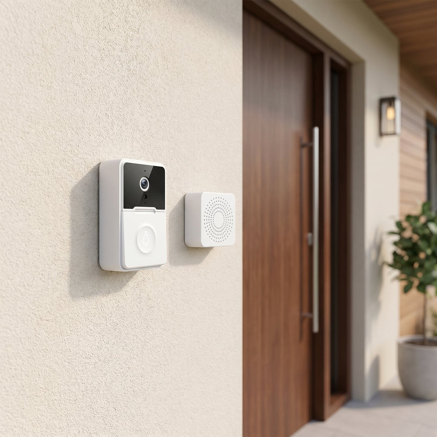 Timbre Inalámbrico con Camara Wifi