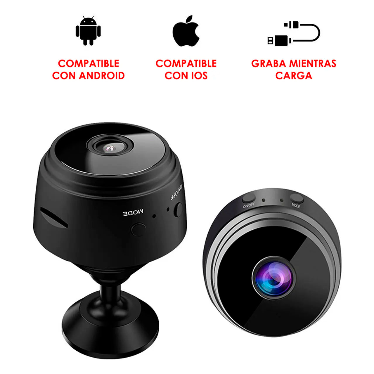 Pack 2 Mini Cámara de Vigilancia