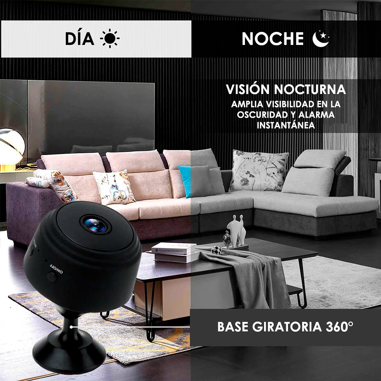 Pack 2 Mini Cámara de Vigilancia