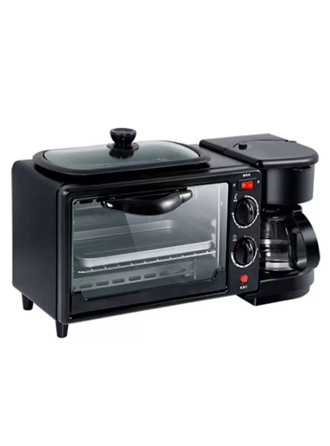 Horno Eléctrico 3 En 1 Cafetera Tostador Horno