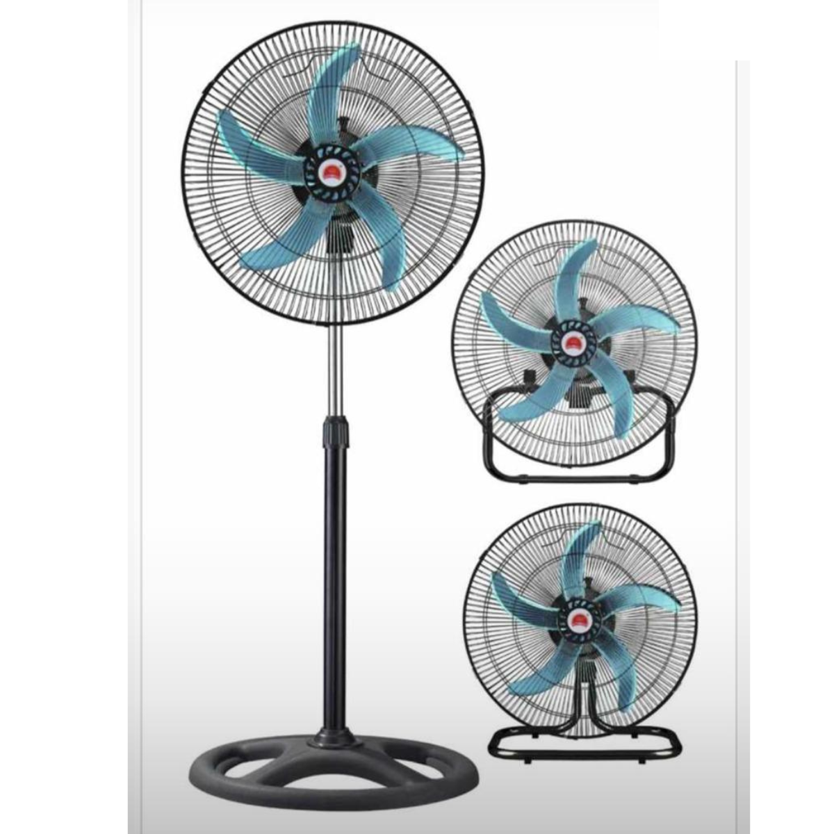 Ventilador Metálico 3 en 1, Pack de 2 Und.