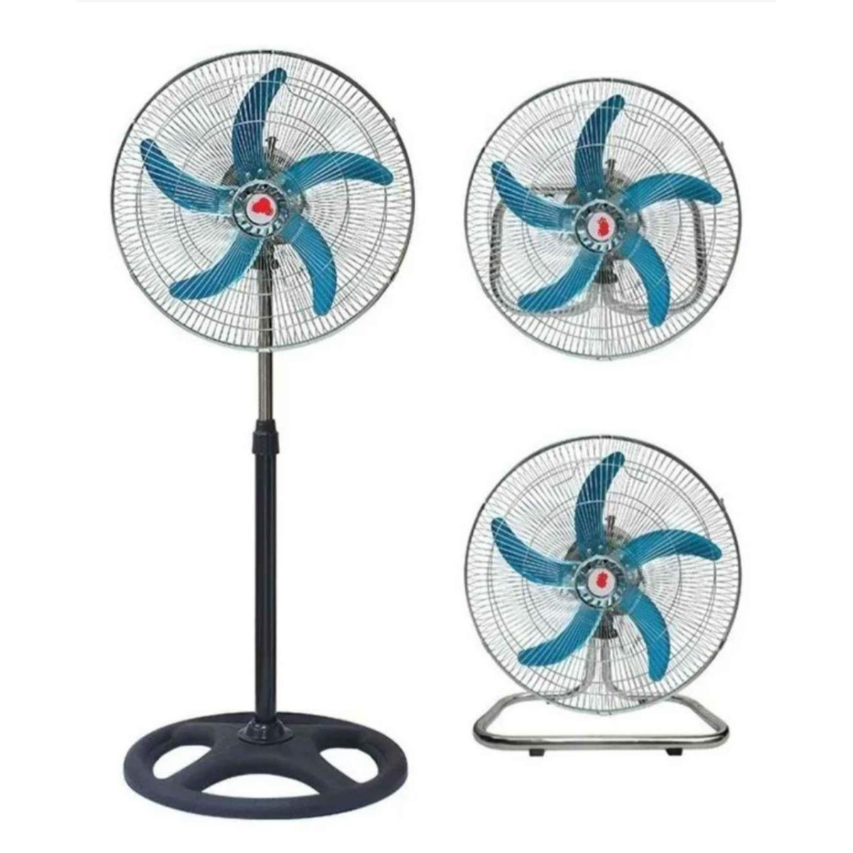 Ventilador Metálico 3 en 1, Pack de 2 Und.