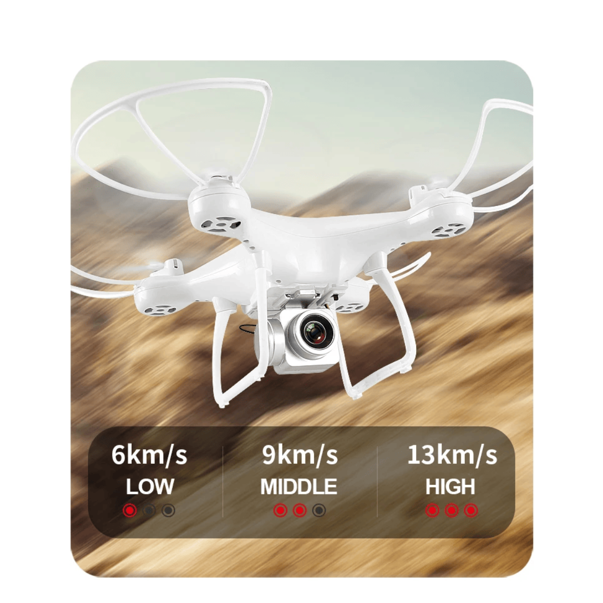 Dron GPS con Camara Parachoques Incluido