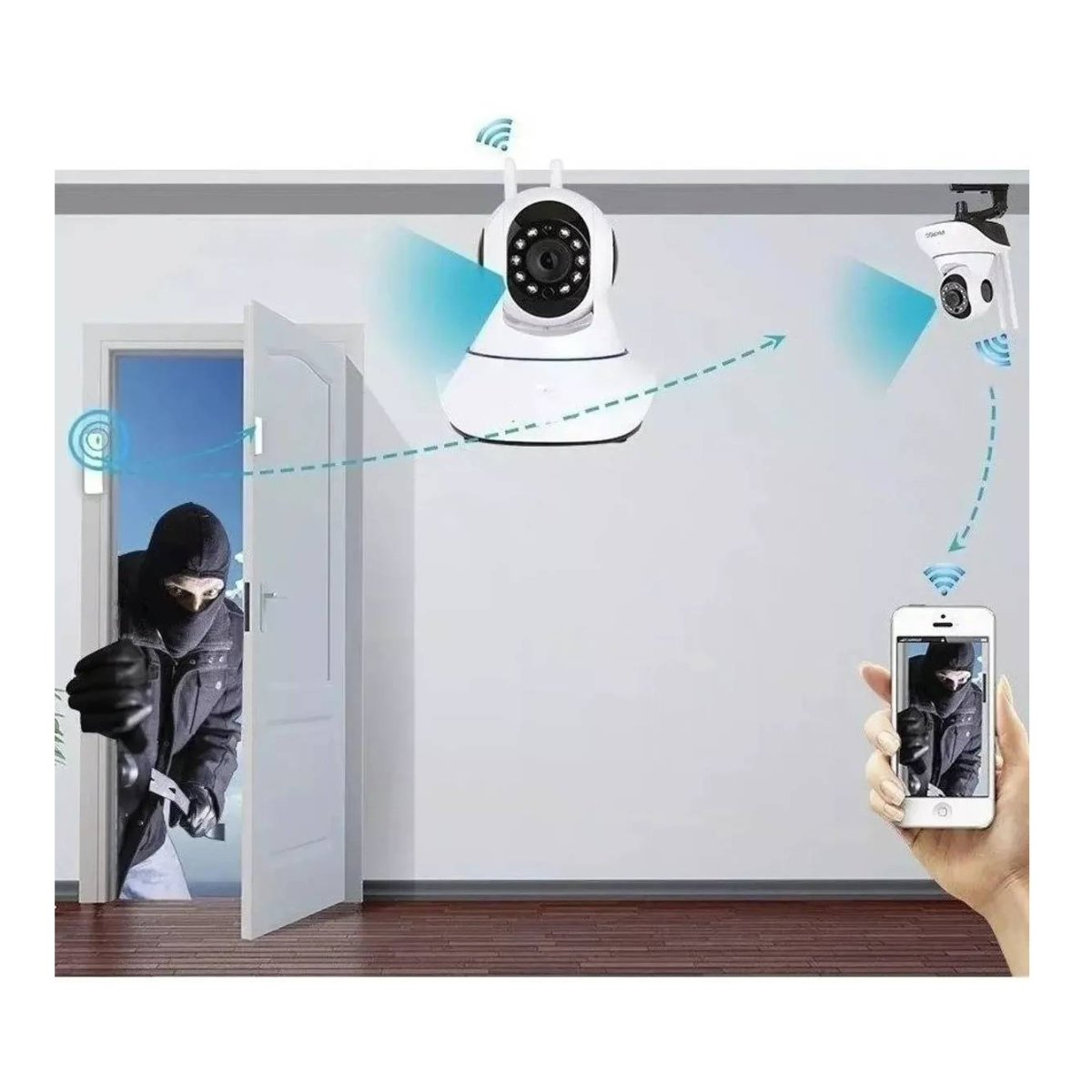 Cámara De Seguridad IP Wifi 360°