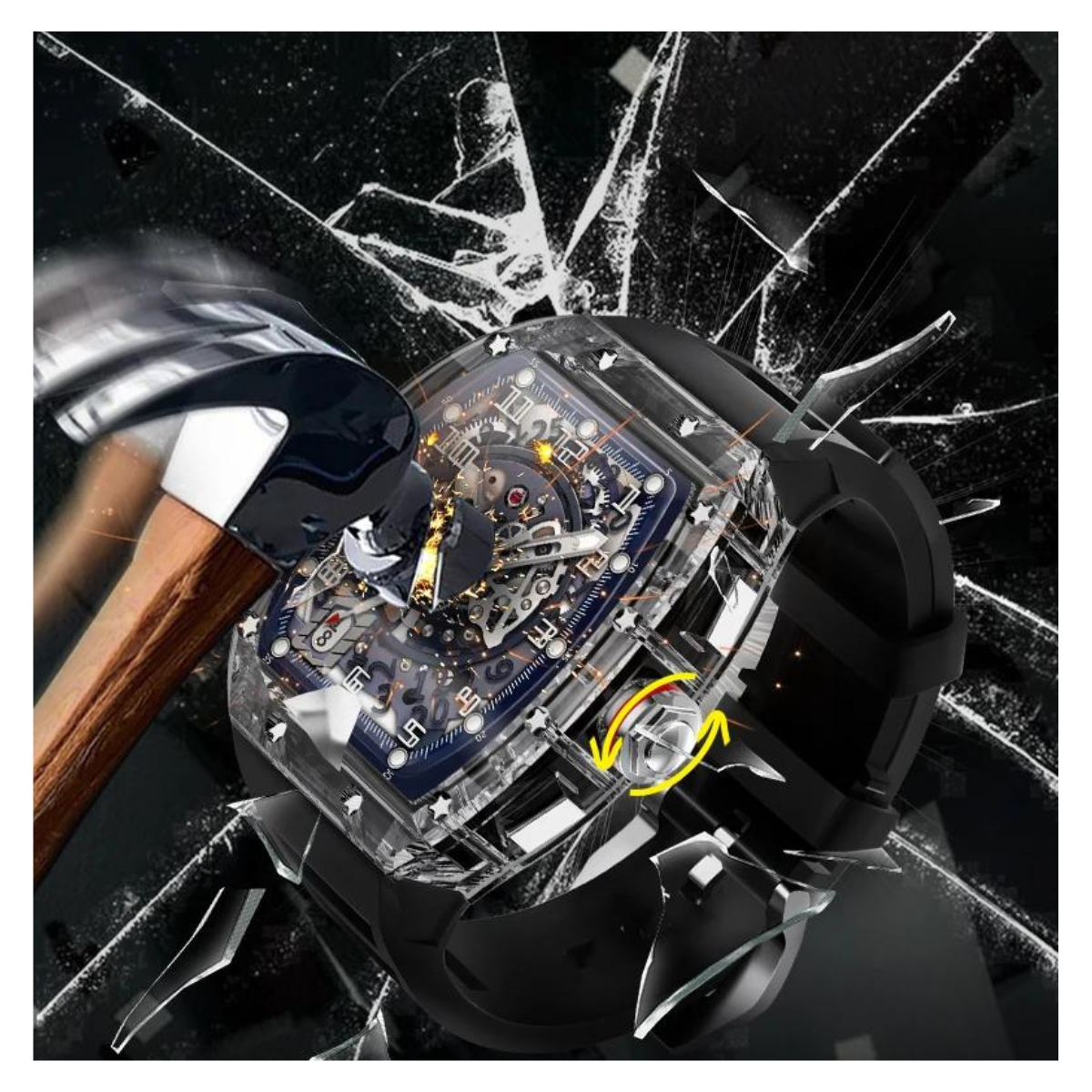 Reloj Inteligente Ws6 Resistente a Golpe