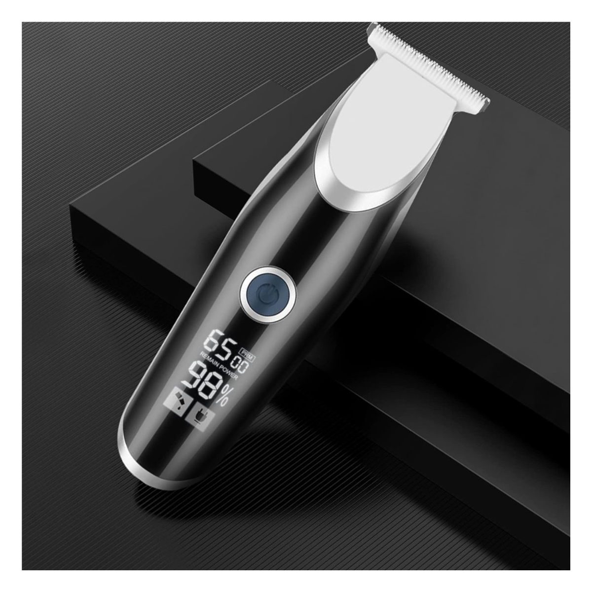 Pack Maquina Afeitadora para Barberia Digital + Mini Afeitadora Portátil Recargable