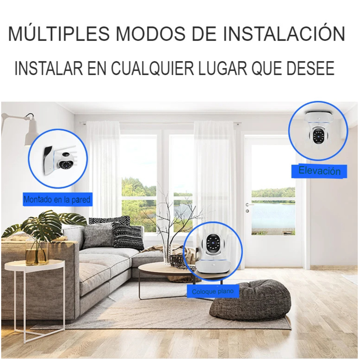 Cámara de Seguridad WIFI + Visión Nocturna