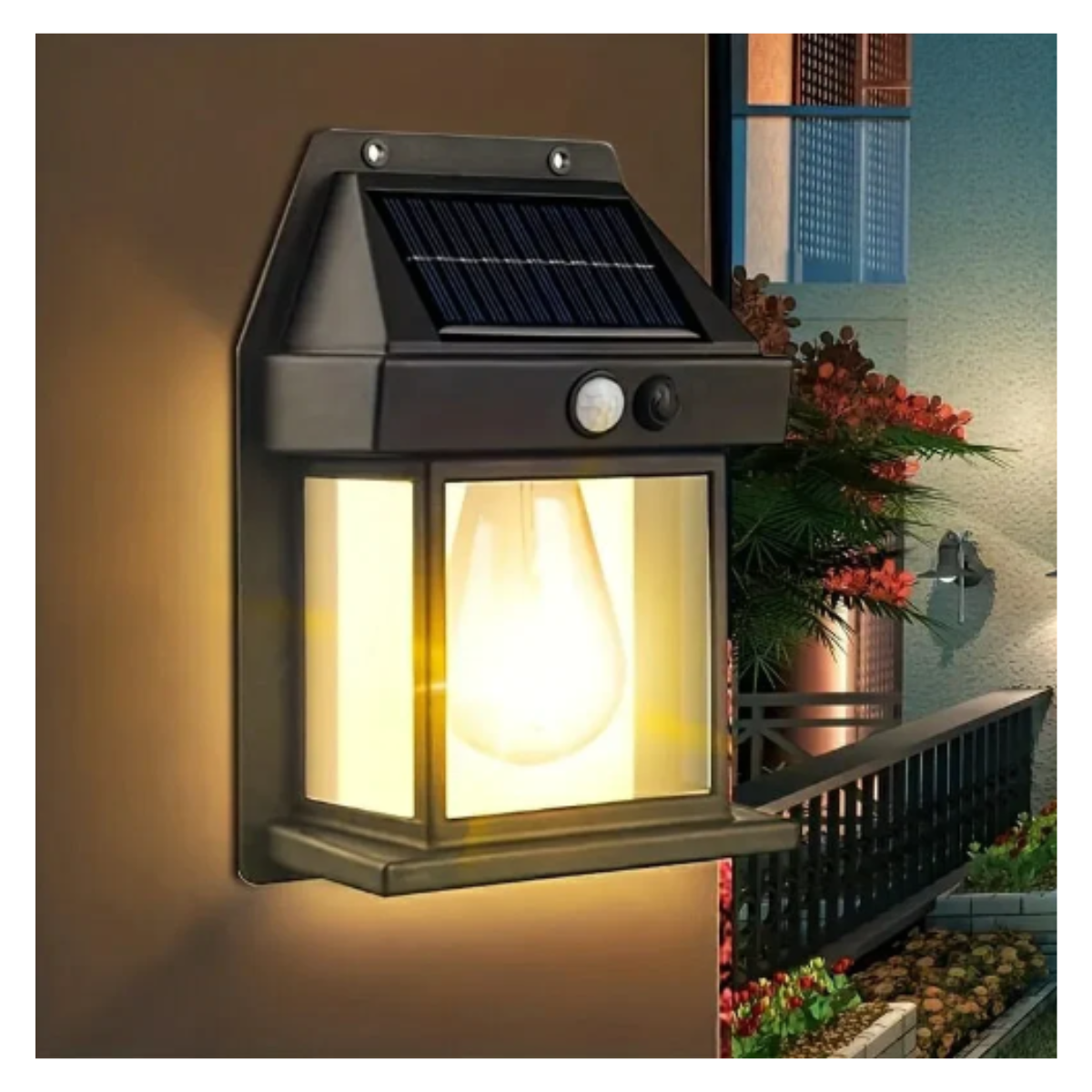 Farol Solar de Pared Sensor Movimiento