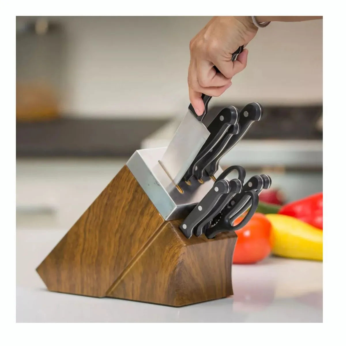 Chef’s Edge Set 10 piezas Bloque Afilador Acero Inoxidable