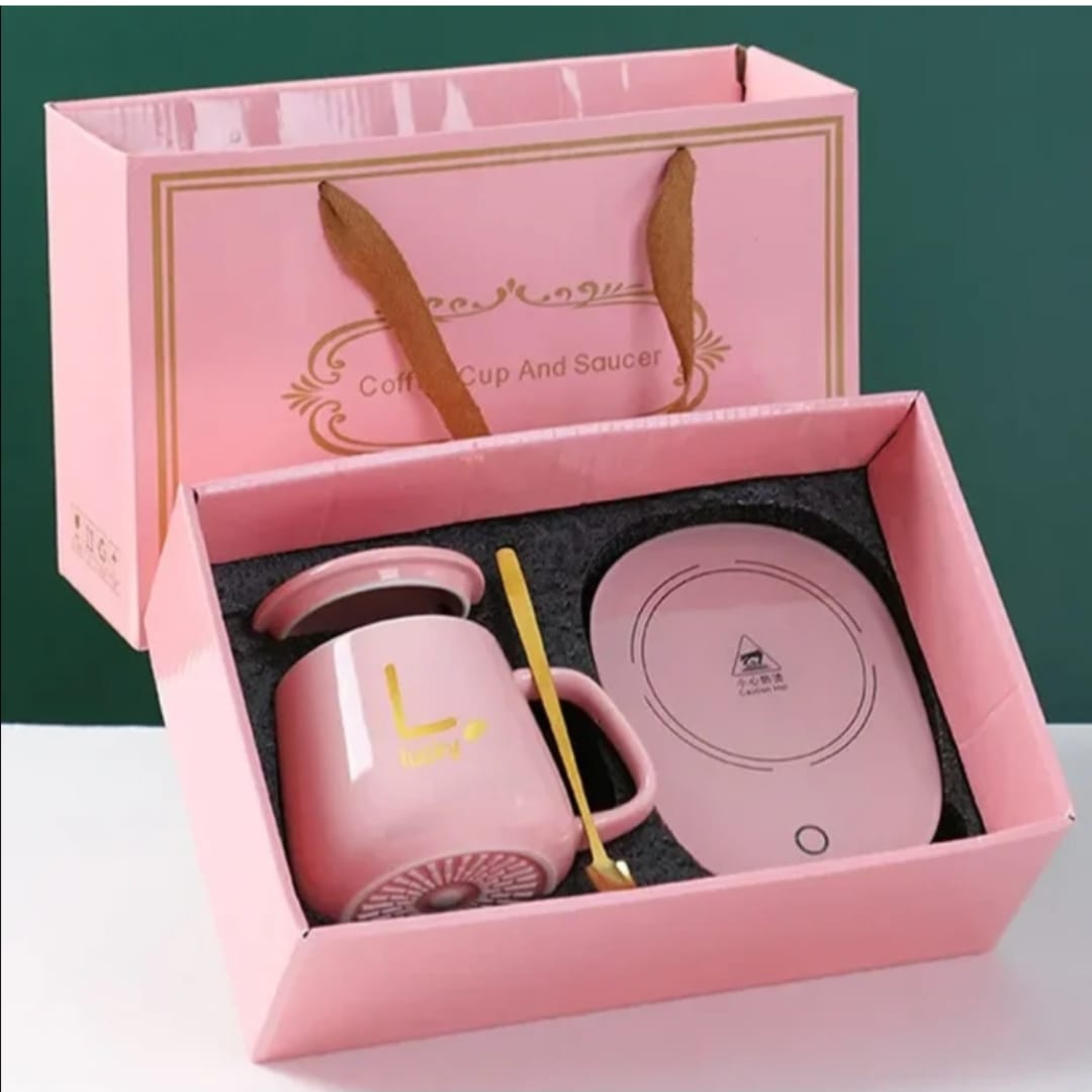 Taza con Calentador Eléctrico Elegante