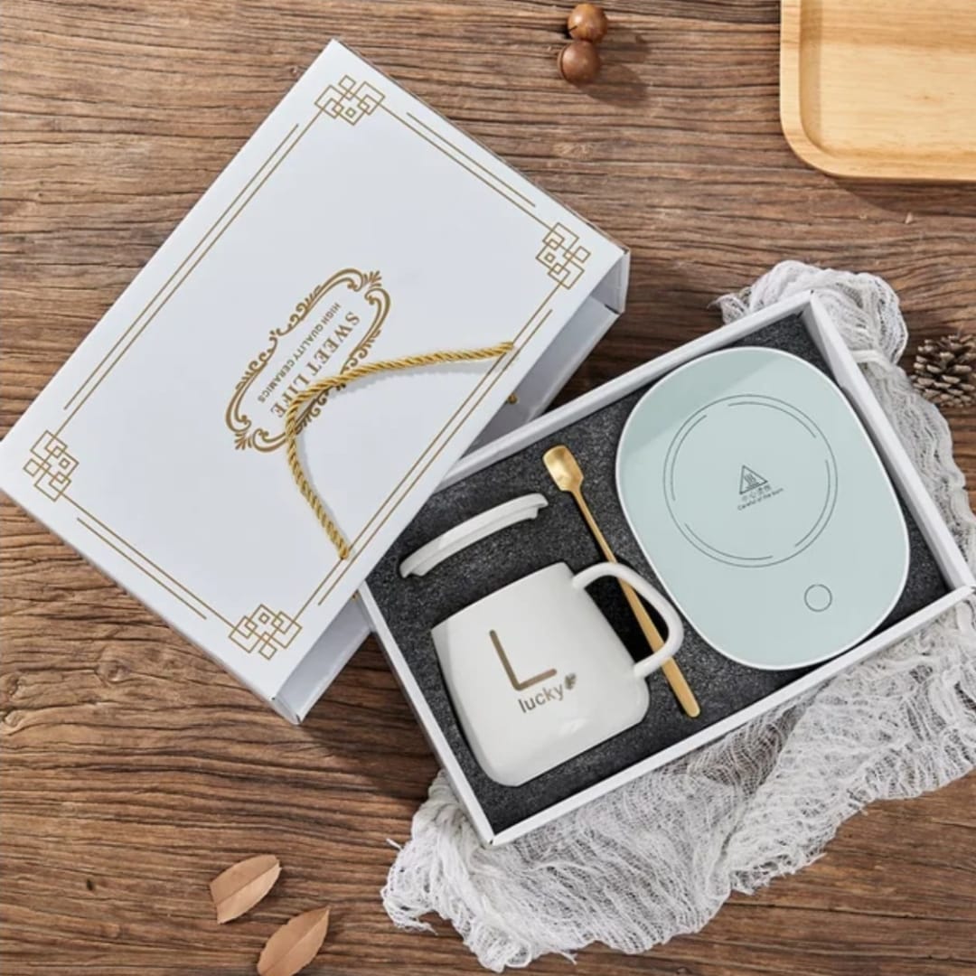 Taza con Calentador Eléctrico Elegante