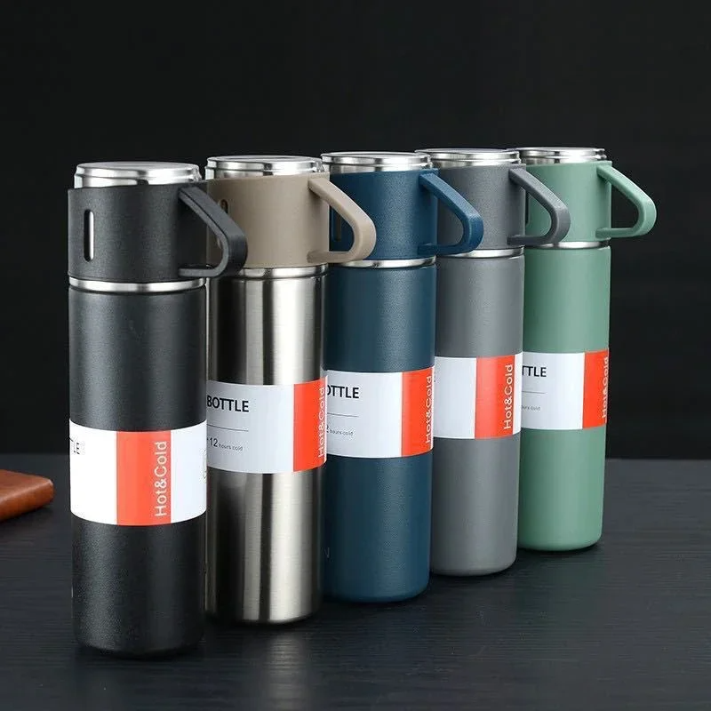 Termo para Agua Caliente 500ml + 2 Tazas 500 Ml