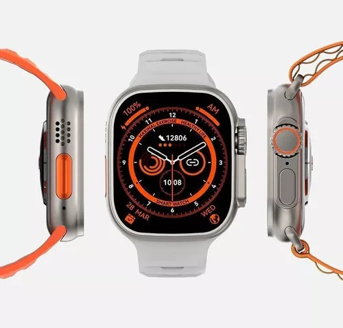 Pack 2 Reloj Inteligente Smartwatch Serie 8 Ultra 2 T800