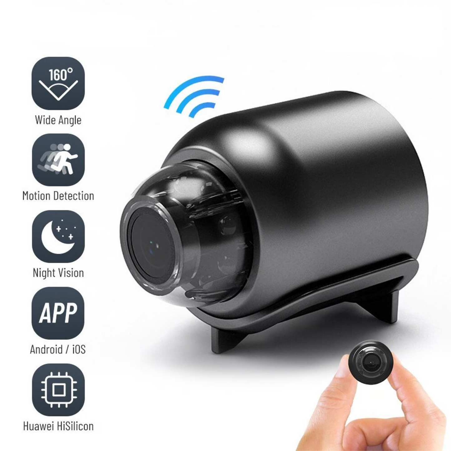 Mini Camara de Vigilancia HD 1080p Visión Nocturna