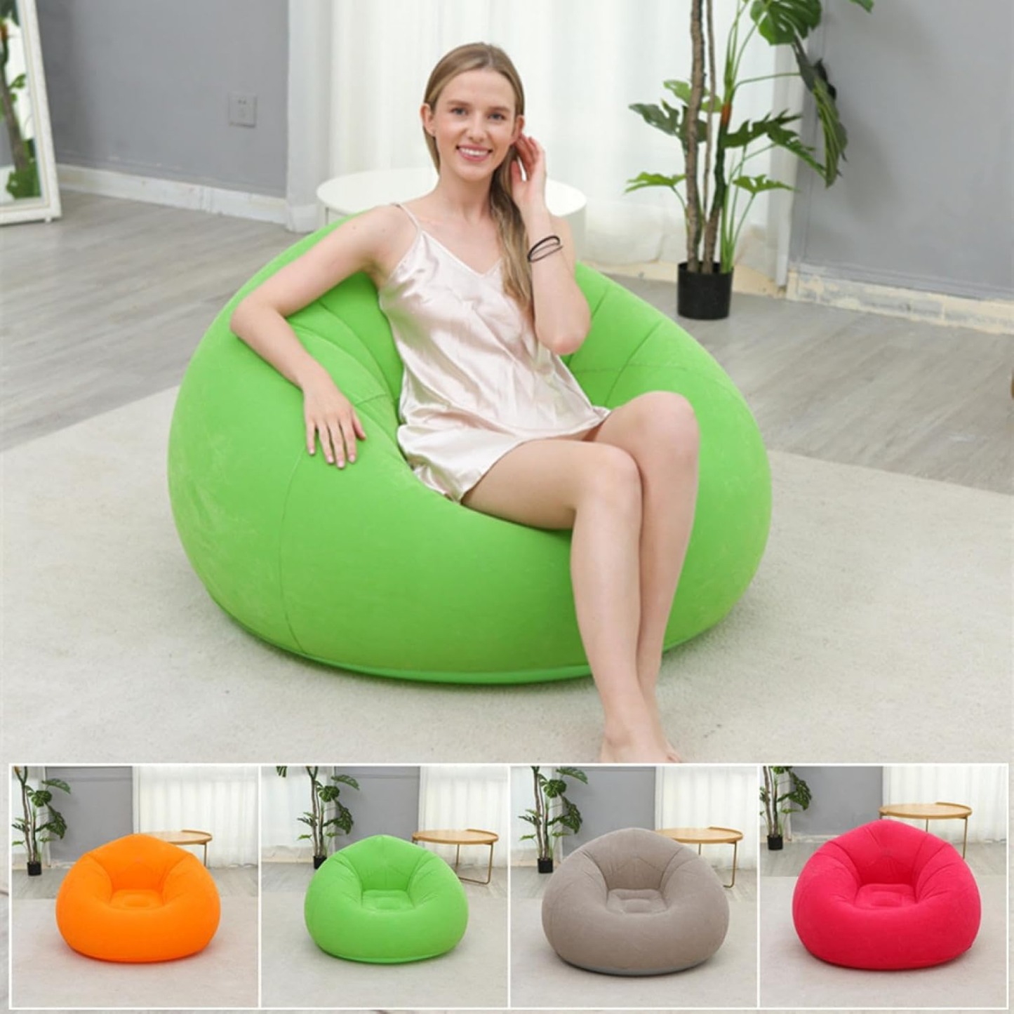Sillón Inflable Puffs Ergonómico