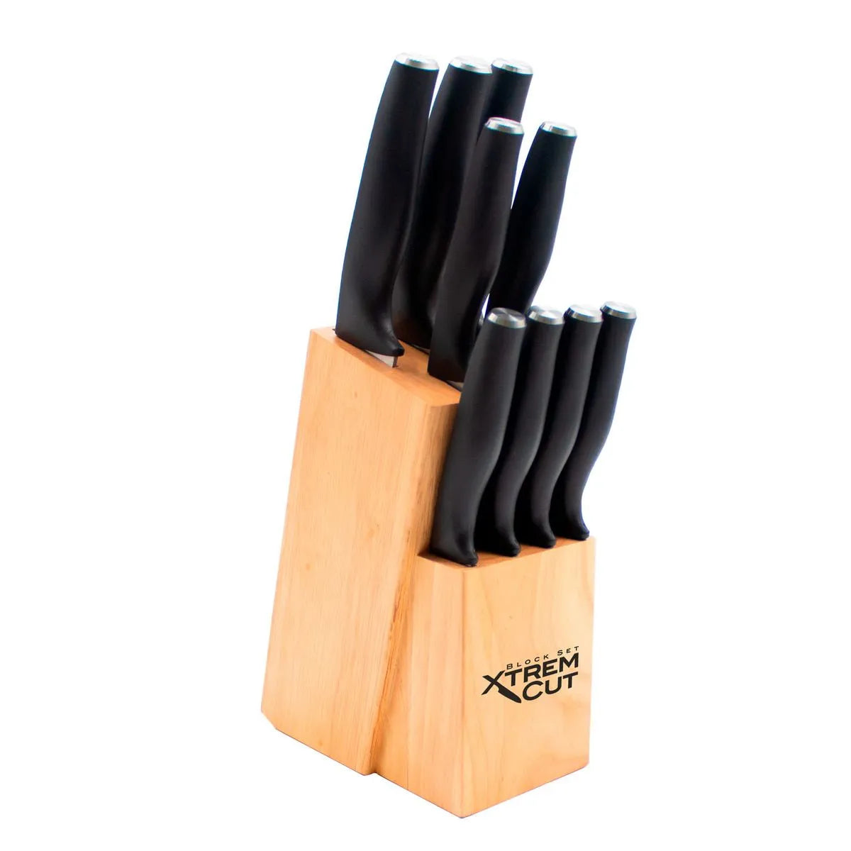 Xtrem Cut Block Set - 10 piezas c/ Afilador Acero Inox