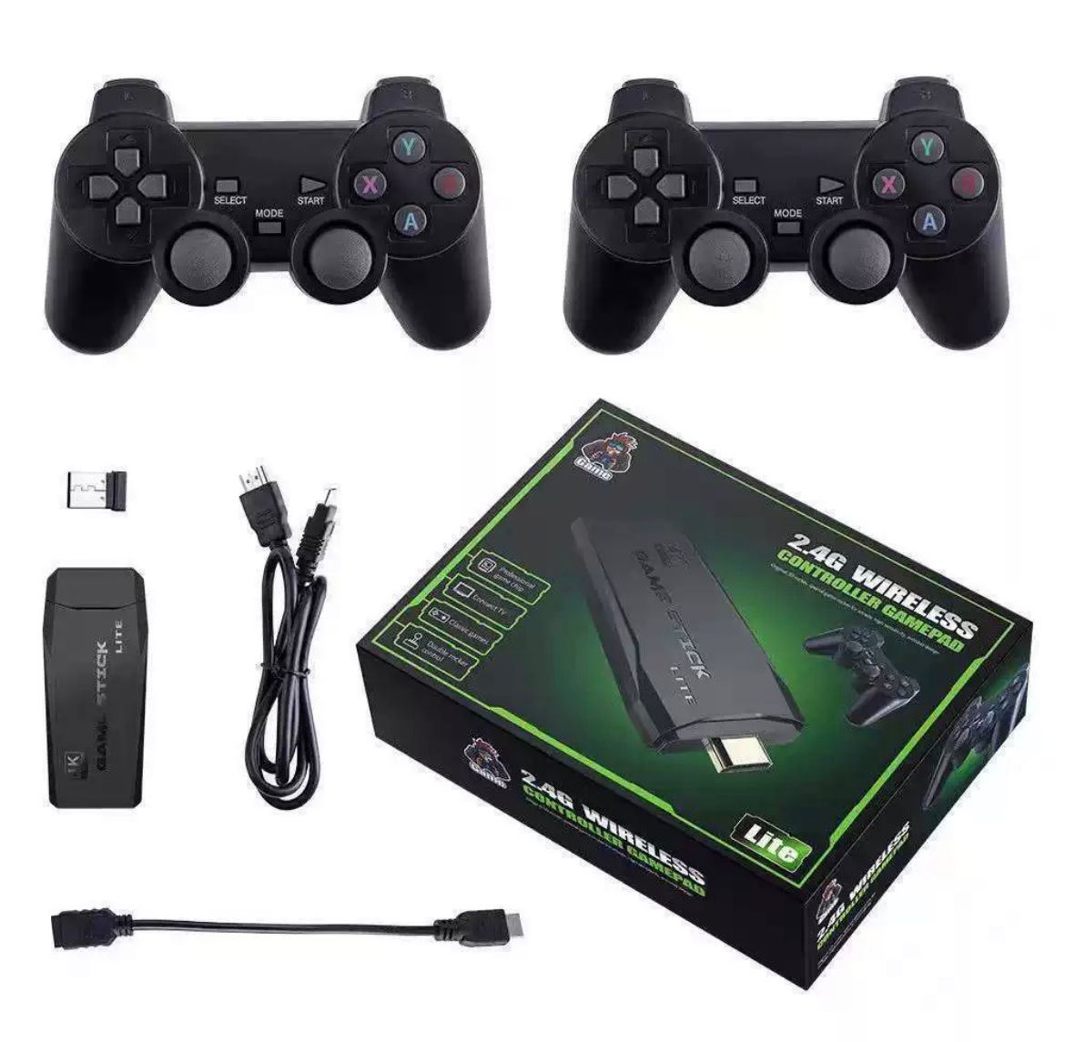 Consola Retro de Videojuegos Game Stick 64GB