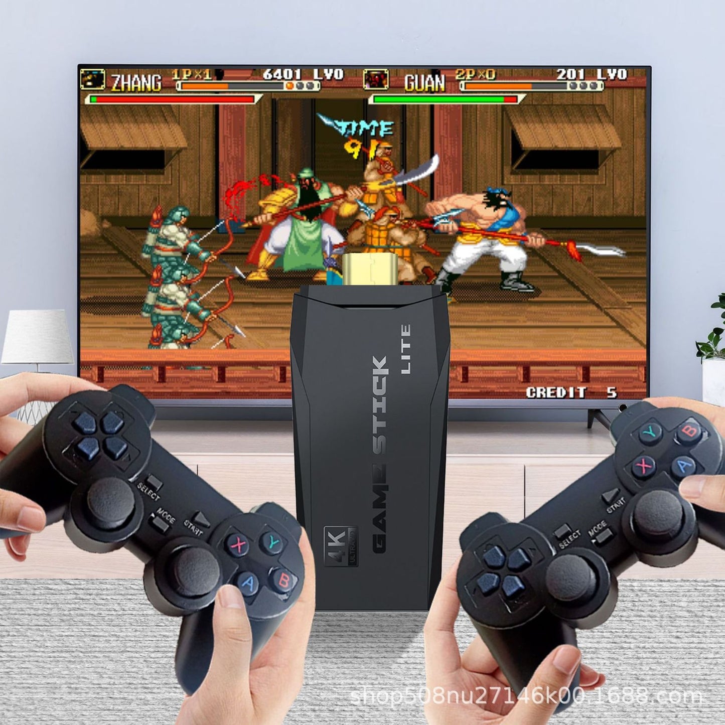 Consola Retro de Videojuegos Game Stick 64GB