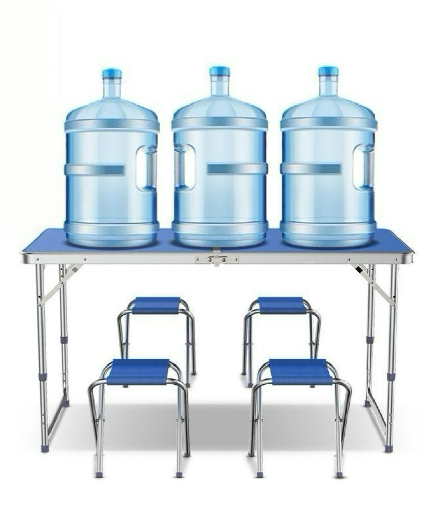 Pack de Mesa Plegable con 4 Sillas