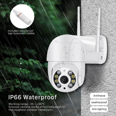 Camara IP Infrarroja Impermeable WIFI