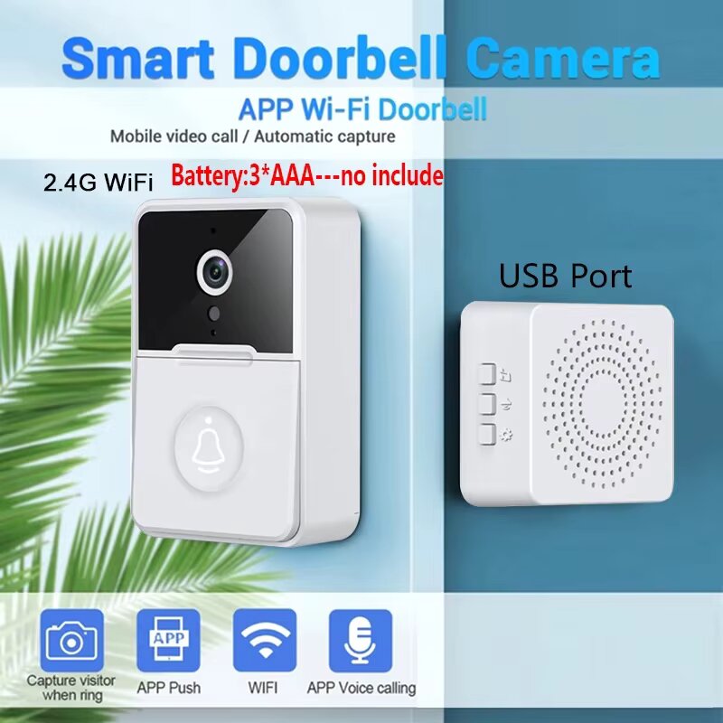 Timbre Inalámbrico con Camara Wifi
