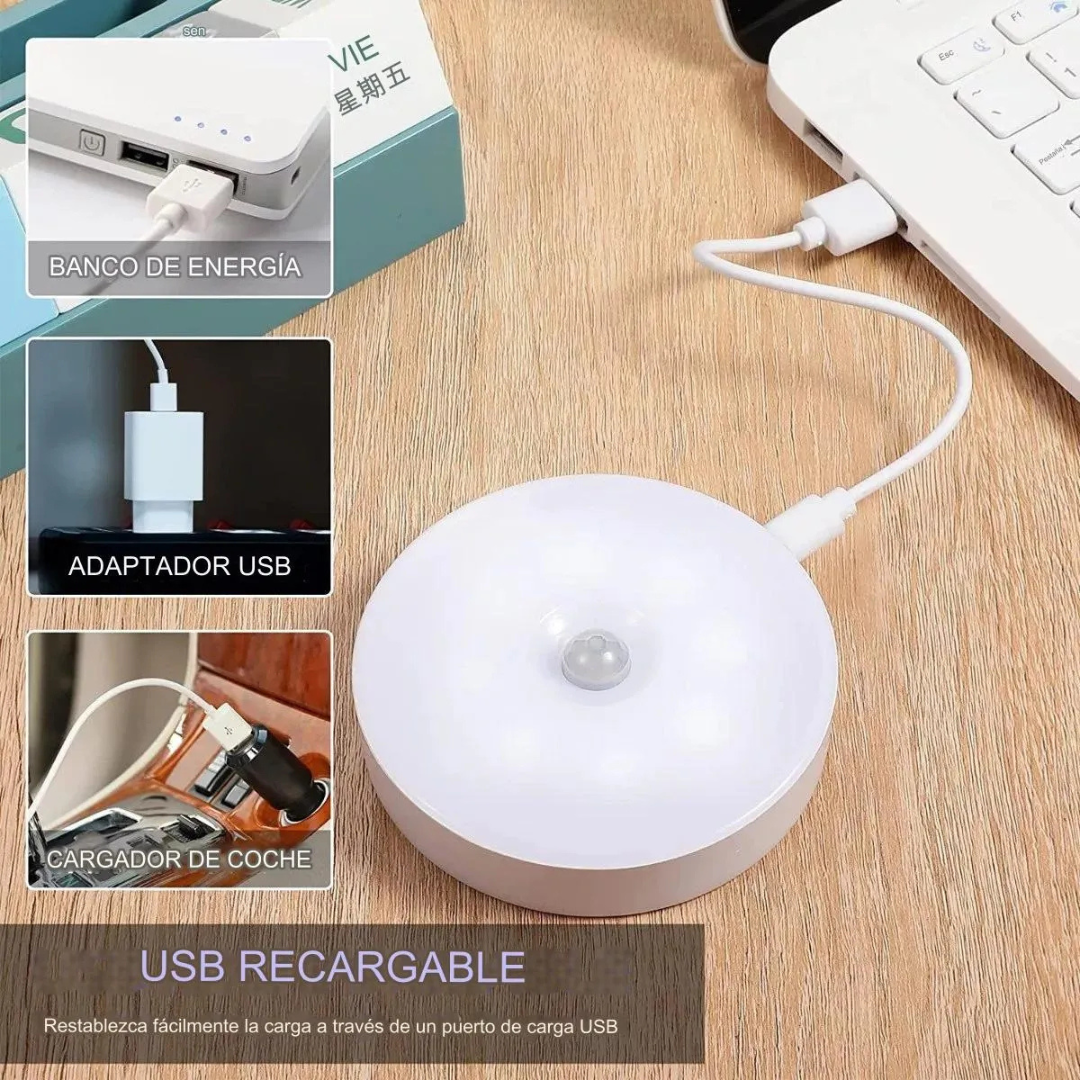 Pack 3 Lampara Led Recargable Sensor
