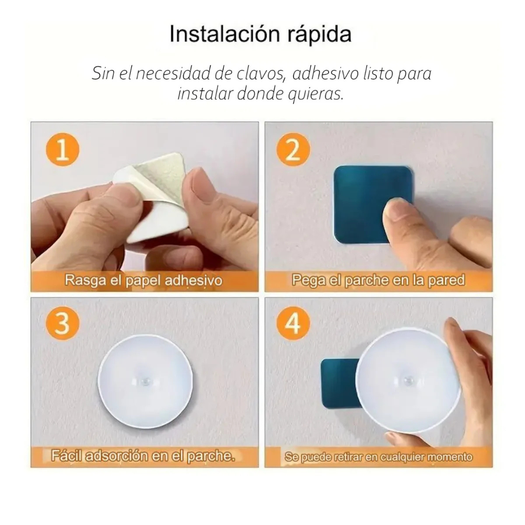 Pack 3 Lampara Led Recargable Sensor