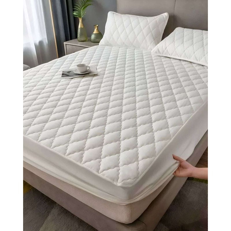 Cubre Colchón Impermeable y Acolchado