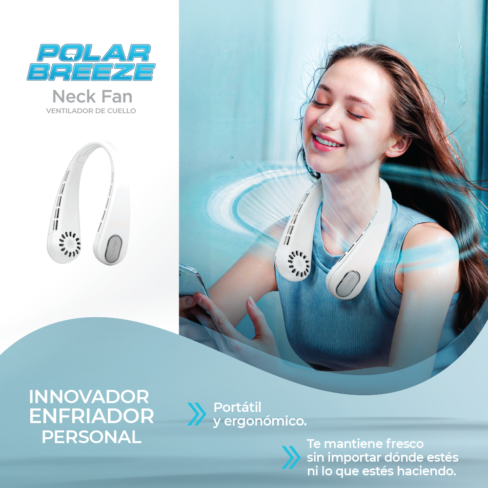 Polar Breeze Neck Ventilador de Cuello Portatil