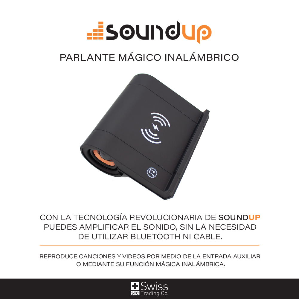 Sound Up Parlante Inalámbrico con Cargador p/ Celular