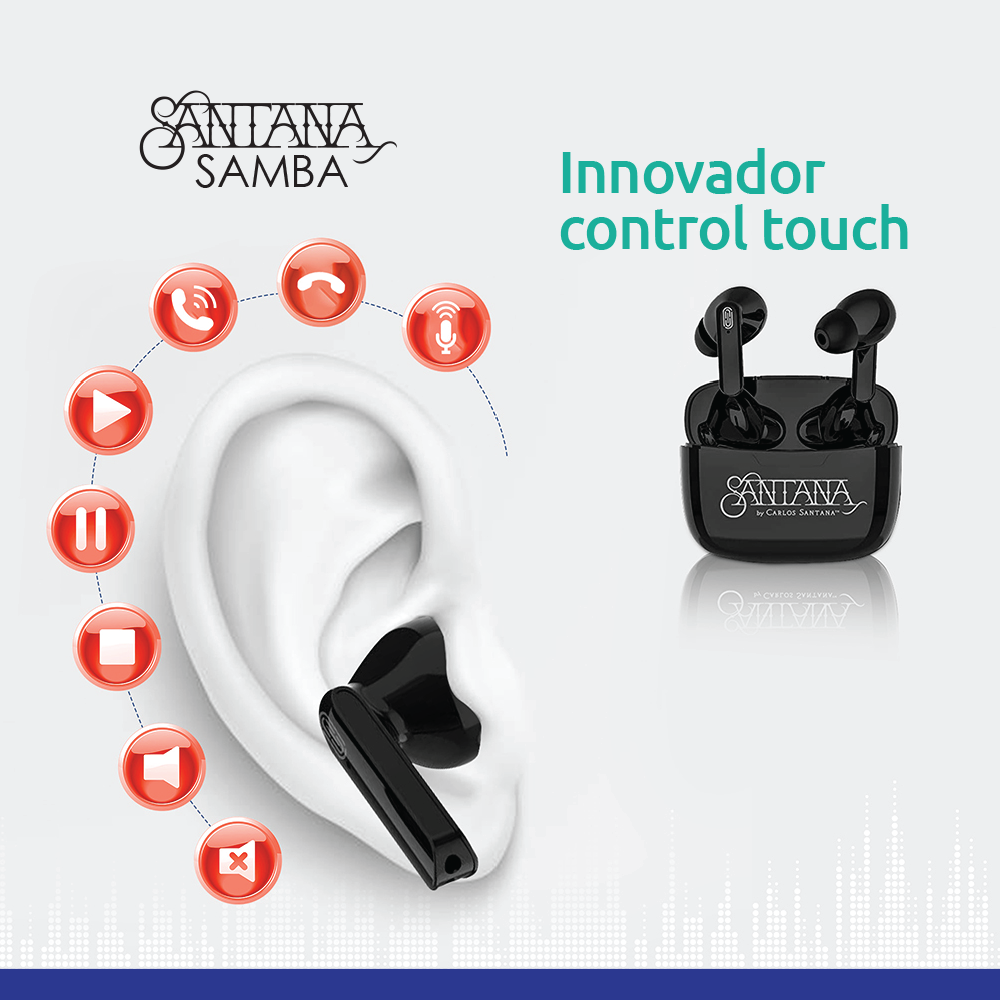 Pack Santana Mambo Auriculares Inalámbricos + Parlante Bluetooth 5.3