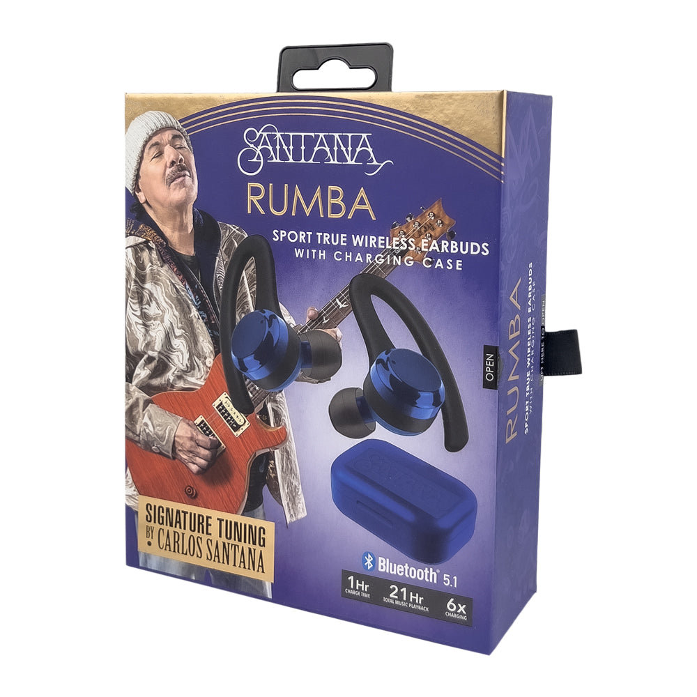 Santana Rumba Auriculares Bluetooth 5.1 hasta 10 mts de alcance