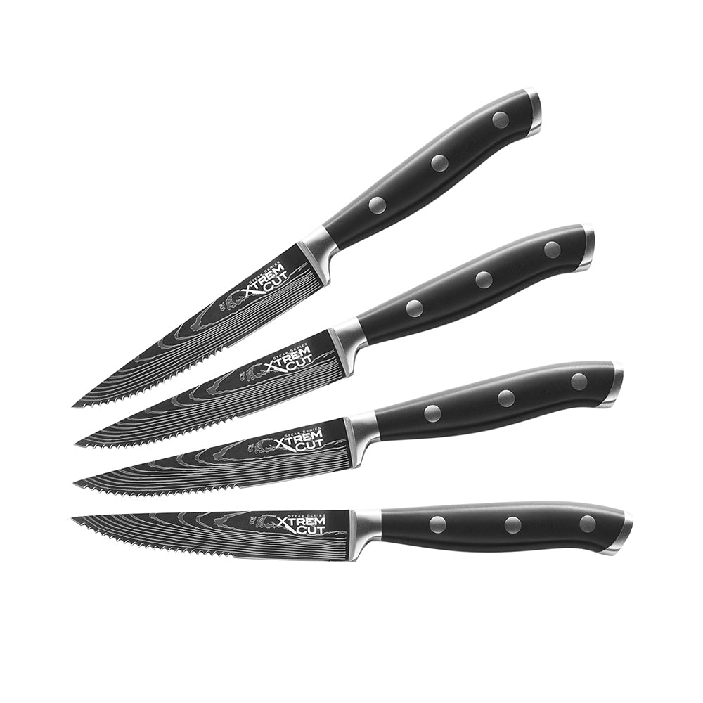 Xtrem Cut Steak Series Set 4 Cuchillos p/Carne
