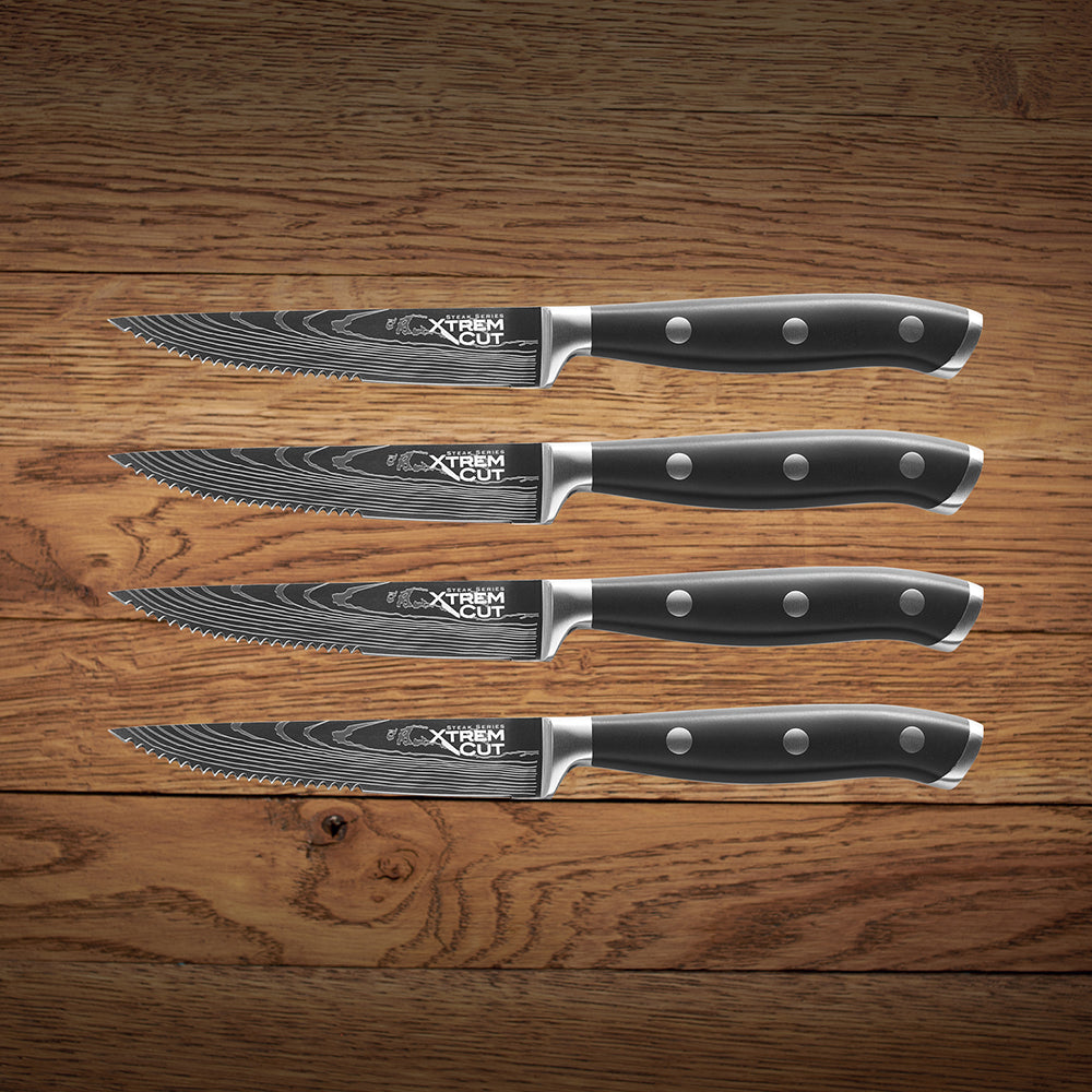 Xtrem Cut Steak Series Set 4 Cuchillos p/Carne