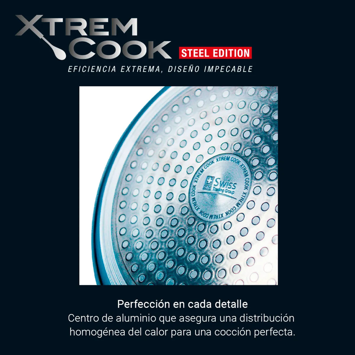 Batería de Cocina Xtrem Cook Steel 4 Pz