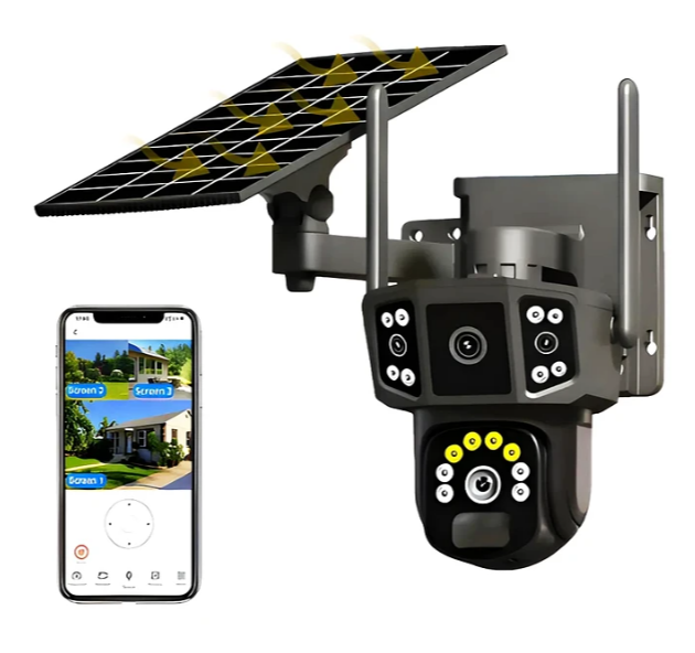 Camara de Seguridad Inteligente Solar PTZ 360 WiFi