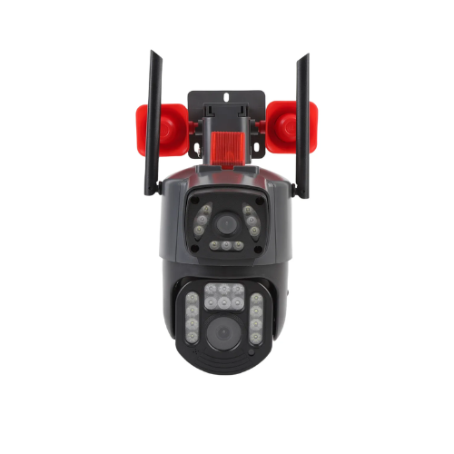 Camara Wifi Doble Lente 1080 Sirena 220V