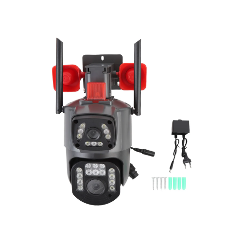 Camara Wifi Doble Lente 1080 Sirena 220V