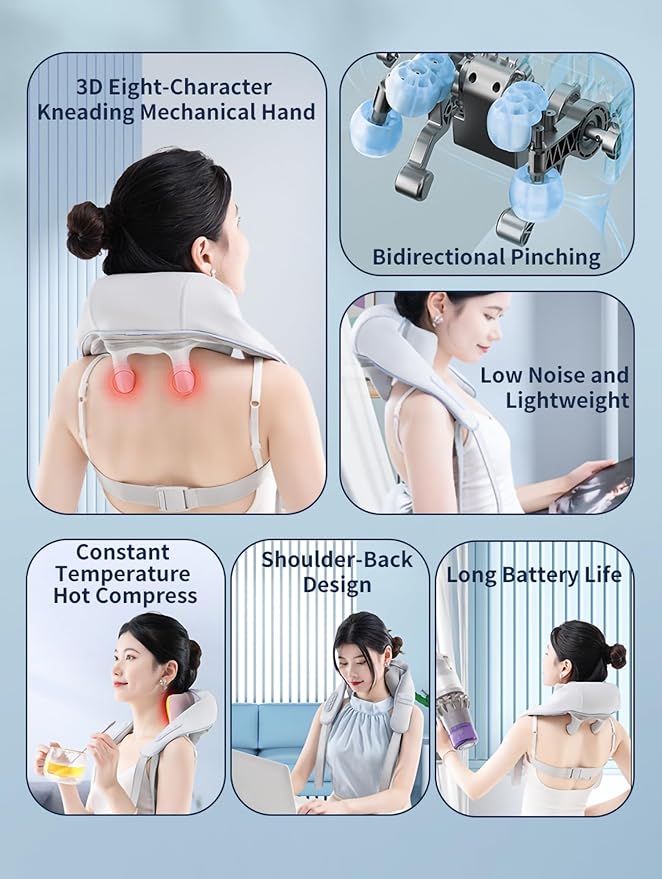 Masajeador Electrico Cuello Antiestrés