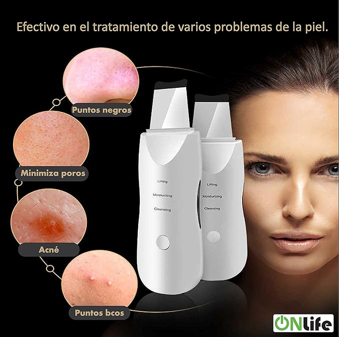 Set Masajeador Radiofrecuencia y Espátula Ultrasónica