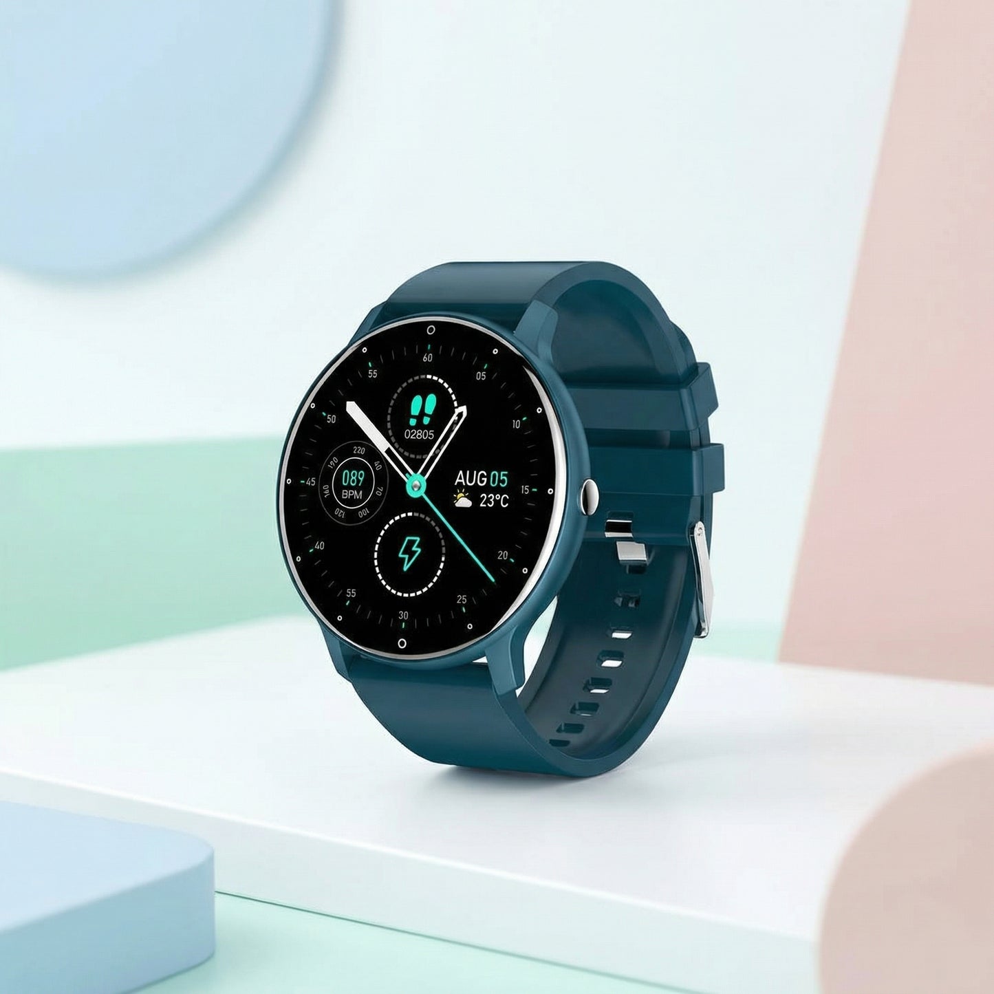 Reloj Inteligente Pro Monitoreo de Salud y Deporte 247 iOS Android Notificaciones